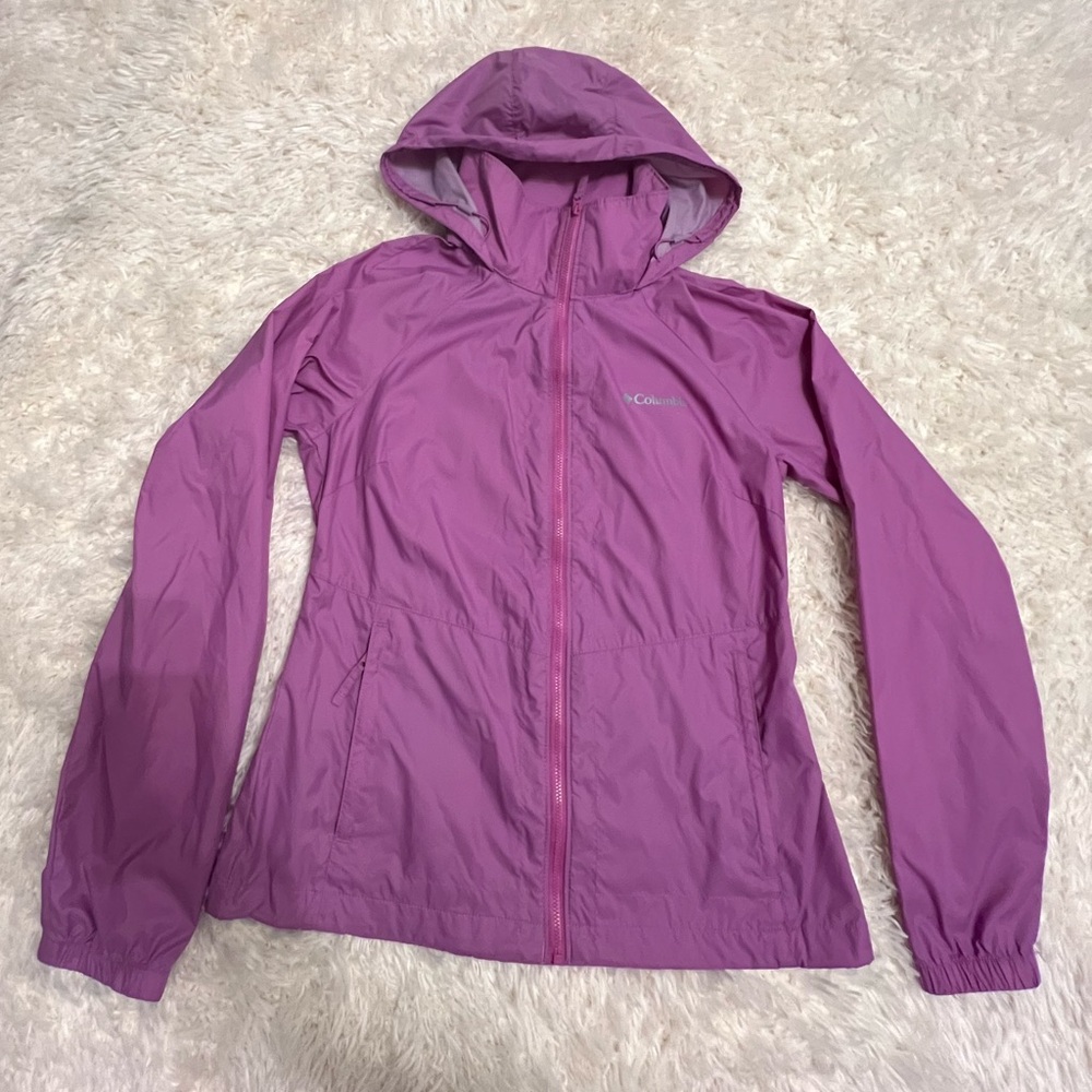 Women’s Columbia Arcadia windbreaker rain jacket coat small